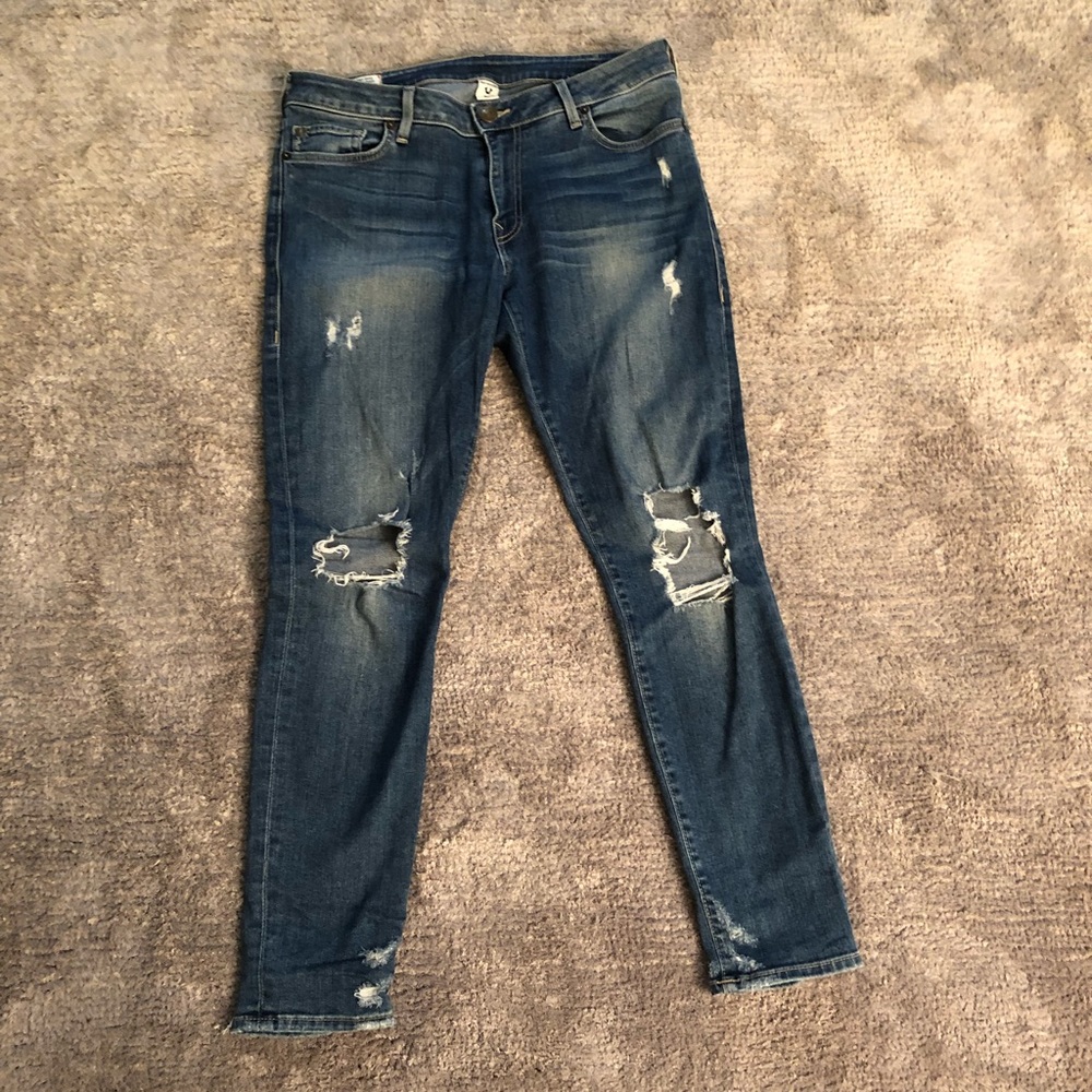 True Relgion Ripped Skinny Jeans